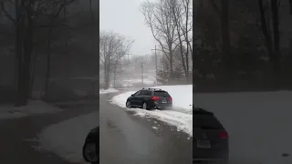 VW Golf Alltrack in the Deep Snow #shorts #vw #cars #snow