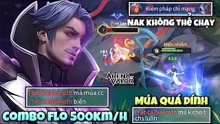 Trận Đấu Múa Quá Dính Với Combo Florentino 500km/h Khiến Nakroth Team Địch Không Thể Chạy !!!