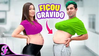 ELE FICOU GRAVIDO POR UM DIA ! * Engraçado * - Fran Japa