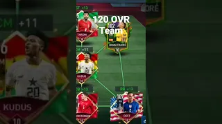 120 OVR Team in FIFA MOBILE 22 #fifamobile #worldcup #fifa23 #jabfifa #fifa #worldcup22 #120OVR