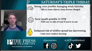 A triple threat of weather hazards, your weekend forecast