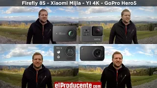 Xiaomi Mijia - YI 4K - Firefly 8S - GoPro Hero5 - Comparison Review