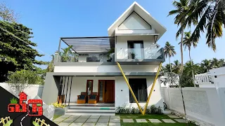 46 லட்சத்தில் அழகான 4BHK Duplex வீடு l Colonial Style House with Courtyard and Landscape | Veedu 356