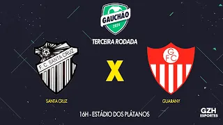 AO VIVO (com imagens): Santa Cruz x Guarany - Gauchão 2024 | 27/01/2024