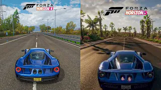 Forza Horizon 5 vs Forza Horizon 4 - Early Sound Comparison - Improved car sounds?