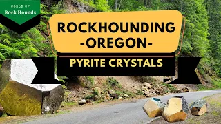 Rockhounding Oregon - Pyrite Crystals