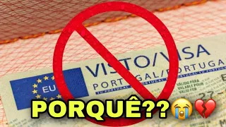 MEU VISTO FOI NEGADO! O que faço? || #portugal