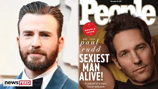 Paul Rudd BEATS Chris Evans As 2021 SEXIEST Man Alive & Fans REACT!