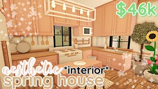 *INTERIOR* Aesthetic Spring Bloxburg House Build: 2 Story