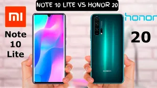 Xiaomi Mi Note 10 Lite vs Honor 20 | Comparison|