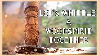 Let's Whittle an Easy Woodspirit with a Pocket Knife