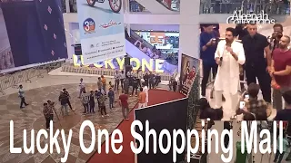 Humayun Saeed promoting their film MAIN LONDON NAHI JAO GA at Lucky One Shopping Mall