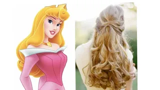 Disney princess and their hairstyles 💇‍♀️ #shorts