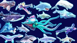 Hungry Shark Evolution - All 15 Standard Sharks (Kraken)