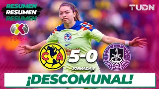 Resumen y goles | América 5-0 Mazatlán | Liga Mx Femenil- CL2024 J8