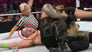 WWE Wrestlers Who Broke Character During a Match