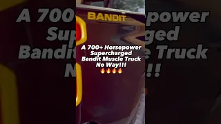 Chevy Silverado Crew Cab transformed into a supercharged muscle truck, inspired by Bandit Trans Am