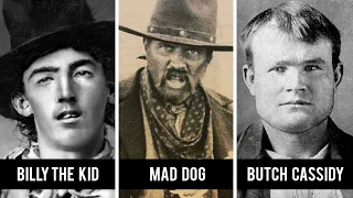 10 Top Wild West Gunslingers Animated with Deep Nostalgia DeepFake