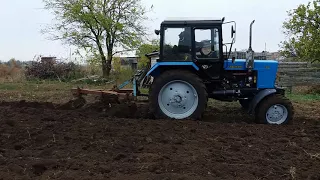 Вспашка огородов трактором МТЗ 82.1