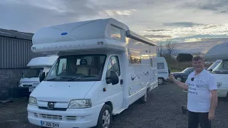 £24999 2006 AUTOCRUISE GLENAGLES FOR SALE BY THE CAMPER NERD