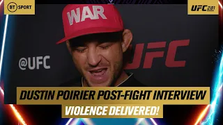 Violence Delivered 💎 Dustin Poirier After His Fight Of The Night Epic With Michael Chandler