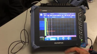 How to perform UT thickness calibration using Omniscan SX?