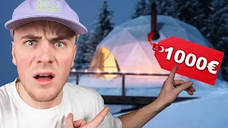 Ich habe ein 1000€/Nacht IGLU Hotel getestet!  🥶