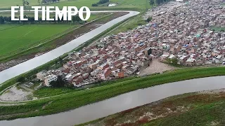 Barrios de Suba sobre el margen del río Bogotá piden que no los desalojen  | EL TIEMPO