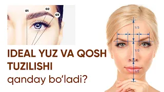 Ideal yuz va qosh tuzilishlari qanday bo‘ladi? | Oydinoy Tuxtayeva