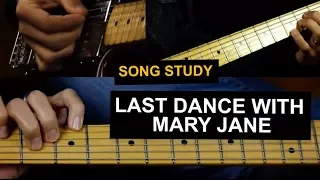 Last Dance With Mary Jane guitar lesson - Tom Petty