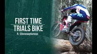 FIRST TIME RIDING A TRIALS BIKE! It's HARD!