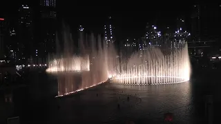 Шоу фонтанов в Дубае (Dubai fountain show)