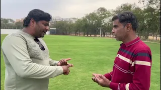 balram Santosh Kumar yadav ex Indian cricketer interview at gymkhan by shashikanth