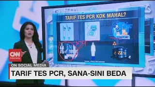 Tarif Tes PCR, Sana-sini Beda