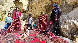 New year for Iranian nomads. Preparation of Iranian nomads for the new year