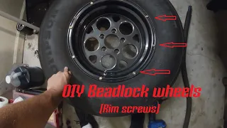 DIY Beadlock wheels (rim screws)