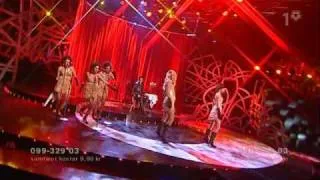 Gunther & The Sunshine Girls - Like Fire Tonight (Live At Melodifestivalen 2006)