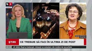 OBICEIURI DE SÂMBĂTA MARE.  CE TREBUIE SĂ FACI ÎN ULTIMA ZI DE POST? Știri B1TV_3 mai 2024