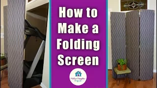 DIY 3-Panel Folding Screen Room Divider