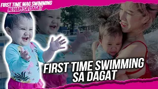 FIRST TIME MAG SWIMMING NI HAPI SA DAGAT