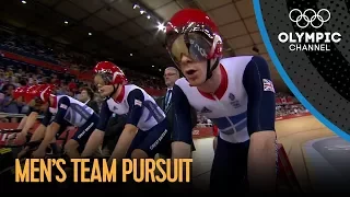 Team GB Set New Team Pursuit World Record - London 2012 Olympics