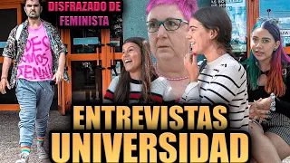 ENTREVISTAS SOBRE FEMINISMO EN UNIVERSIDAD PROGRE DISFRAZADO DE FEMINISTA/ALIADE