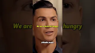 Cristiano Ronaldo telling about his struggling days when they couldn't afford burgers #ronaldoquotes