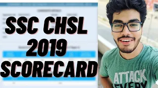 SSC CHSL 2019 Scorecard | SSC CHSL 2019 Examination