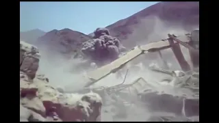 US F16 drops JDAM on Taliban positions in the Kunar province in Afghanistan