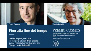 Premio Cosmos 2021: presentazione di "Fino alla fine del tempo"