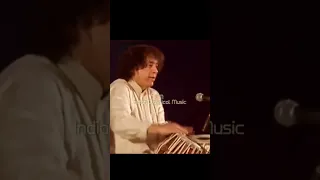 Ustad Zakir Hussain Tabla Solo Snippet 🙏 | Gat #icmtabla #tabla #tablasolo #shorts #viral