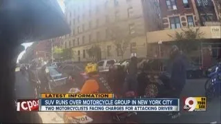Bikers attack SUV driver