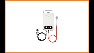 Camplux 2.64 GPM Tankless Propane Water Heater Review ✅