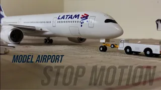 Model Airport Stop Motion - Life on the Ramp | 4K